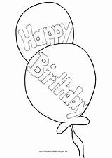 Luftballons Ausmalbild Geburtstag Luftballon Malvorlage Nadines Geburtstagstorte Ausmalen Luftschlangen Herz Katze Fliegt sketch template