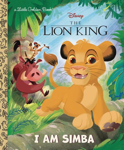 disney lion king   simba  golden book previews world