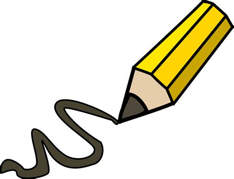 pencil writing clipart png png  pencil clipart full