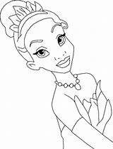 Tiana Kidsdrawing Colouring sketch template