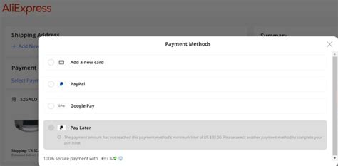 aliexpress  klarna financing   payment option knoji