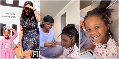 Paul Okoyes Wife Shows Off Daughters Naturally Long Hair As She Makes