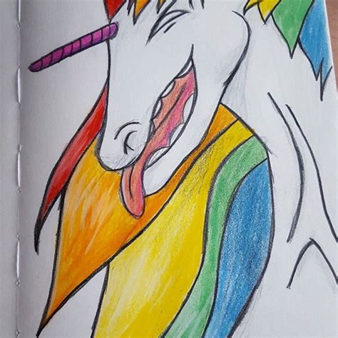 unicorne licorne sketch color drawings photo  video