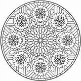 Mandala Coloring Therapy Pages Mandalas Uploaded User Adult Sheets sketch template