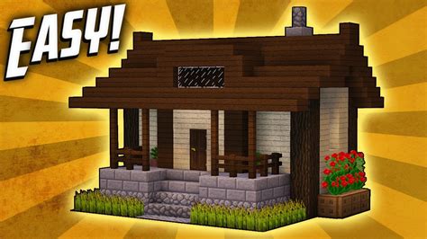 minecraft   build  small survival house tutorial   home design video