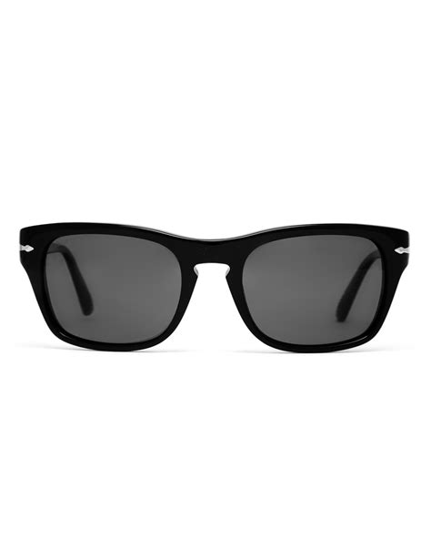 lyst persol wayfarer sunglasses in black for men