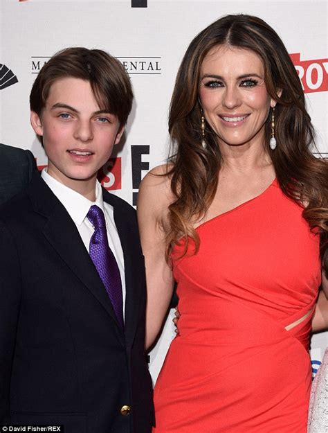 elizabeth hurley ashamed when son damian read the royals