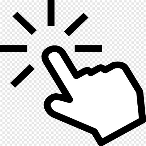 white pointing hand illustration computer mouse pointer point