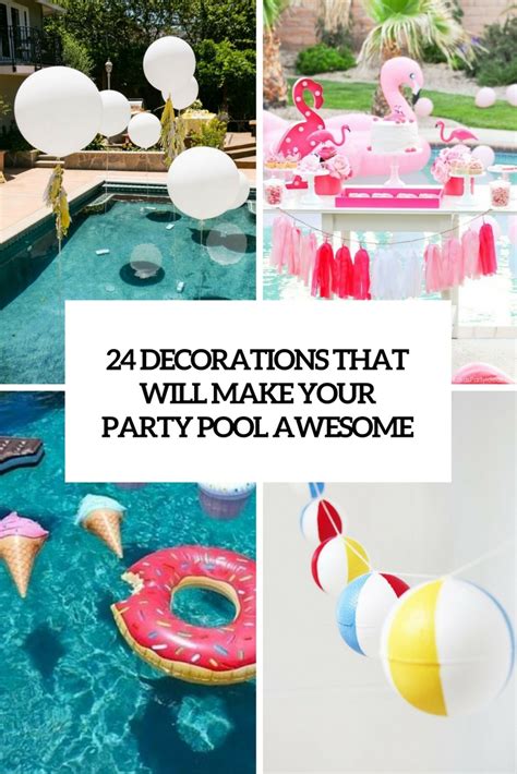 24 decorations that will make any pool party awesome shelterness