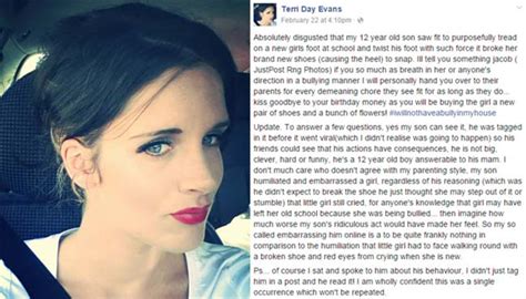 mother shames son 12 for bullying in facebook post that went viral
