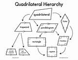 Hierarchy Quadrilateral Math sketch template