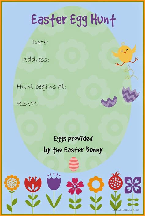 {free printable easter egg hunt invitation} gardens egg hunt and easter eggs