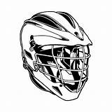 Lacrosse Helmet Drawing Paintingvalley Clip sketch template