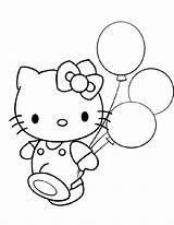 Kitty Hello Coloring Pages Colouring Party Print Choose Board sketch template