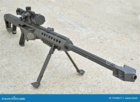 caliber sniper rifle stock image image  combat