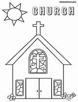 Coloring Catholic Church Outline Pages Drawing Faith Building Kids Ages Sheets Print Preschool Bible School Old Printable Color Children Drawings sketch template
