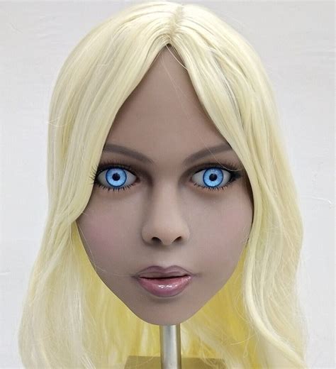 new realistic sex doll head lifelike oral sex love toy heads for men