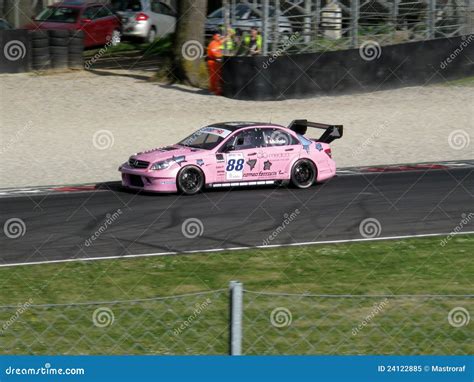pink racer editorial image image  cerruti racedriver