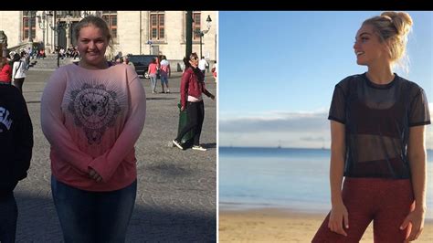 18 yo undergoes amazing transformation from 127kg to 63kg