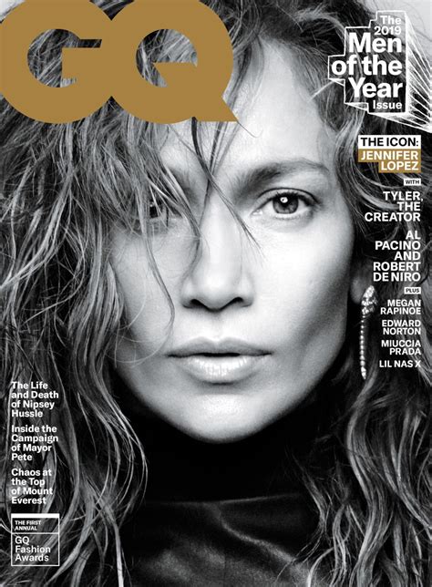 Jennifer Lopez Gq Magazine Sexy Braless Photoshoot