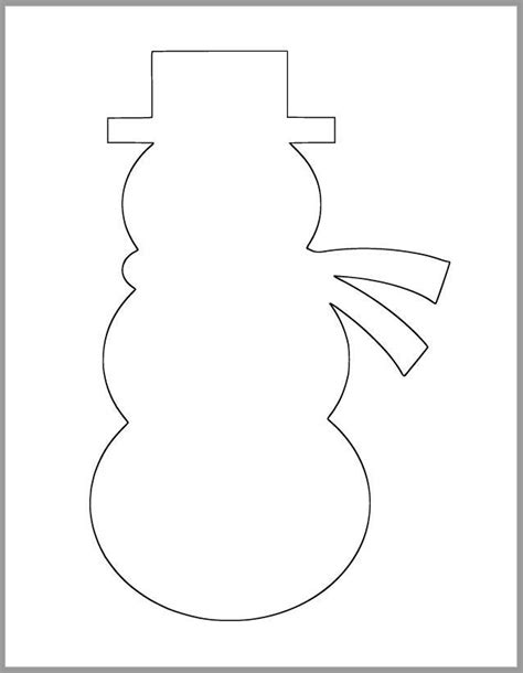 snowman printable template instant  classroom etsy