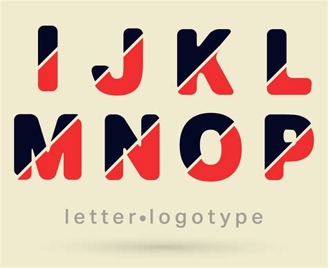 letter logo font  vector art  vecteezy