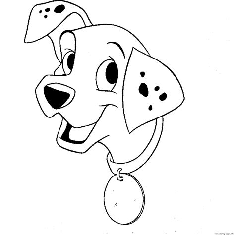 cute dalmatian puppy afd coloring page printable