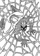 Spiderman Funnel Coloringsun sketch template