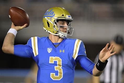 Ucla S Josh Rosen Will Hesitate To Come Out If He Knows Browns Will