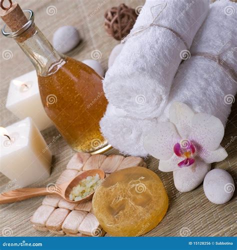 spa treatments stock photo image  healthy bath color
