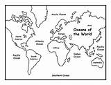 Oceans Exploringnature Continents sketch template