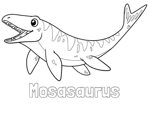 mosasaurus coloring pages  printable coloring pages  kids