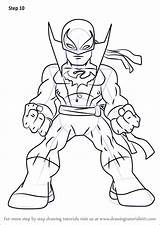 Fist Iron Hero Super Draw Squad Show Step Drawing Cartoon Drawingtutorials101 Tutorials sketch template