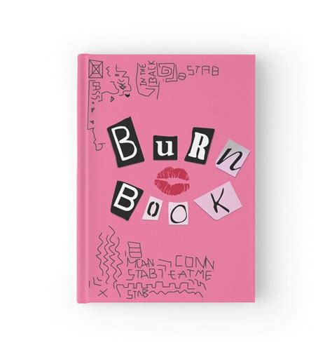 burn book  girls hardcover journal  duckiechan