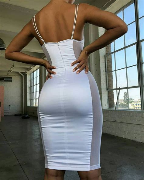 you re a h o t topic 💅 ⁣⁣the sheer for you midi dress in white