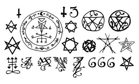 occult symbols  esoteric designs vector collection