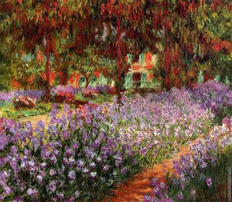 Reproduction Du Tableau Le Jardin De Lartiste à Giverny Monet