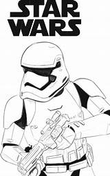 Stormtrooper Jedi sketch template