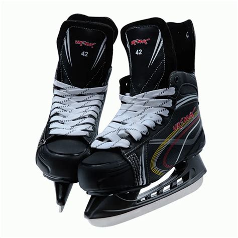 buy newest vik max ice hockey shoes adult child ice skates professional ball