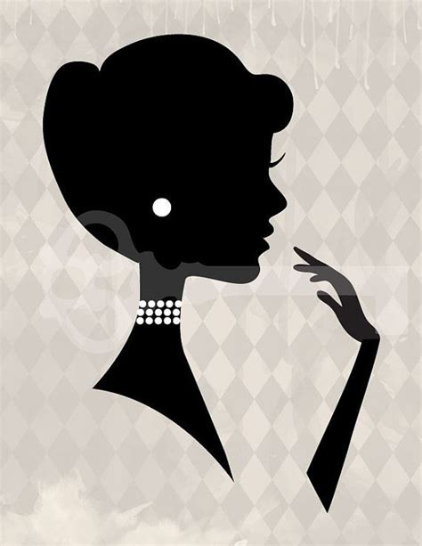 classy woman cameo silhouette graphic digital by tanglesgraphics 1 00 siluetas pinterest