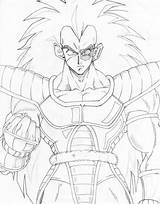 Raditz sketch template