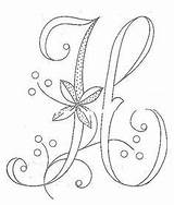 Broderie Monogramme Alphabet Embroidery Monogram Blanche Hand Antan Patterns Initiales Monogrammes Tableau Vintage Embroidered Encore Une Belle Serie Broder Dessin sketch template