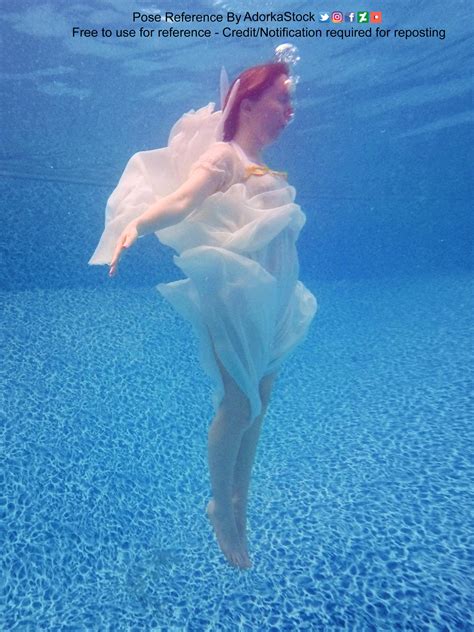 floating underwater dress figure drawing reference  adorkastock  deviantart