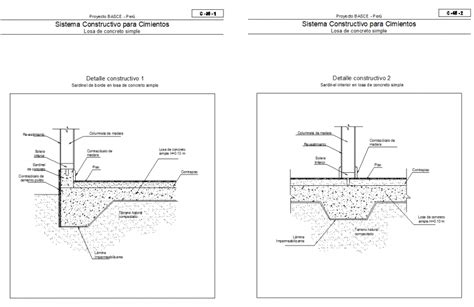 reinforced concrete slab section plan layout file cadbull