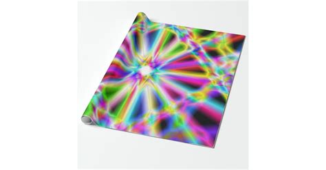 iridescent chrome  wrapping paper zazzle