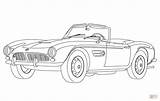 Coloring Pages Printable Car Convertible Cars Old Classic sketch template