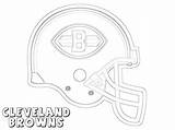 Browns Cleveland sketch template