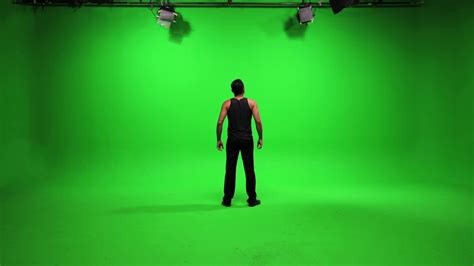 male   isolated green screen stock footage sbv