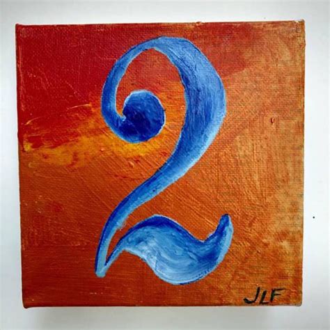 number    original acrylic painting  canvas  etsy
