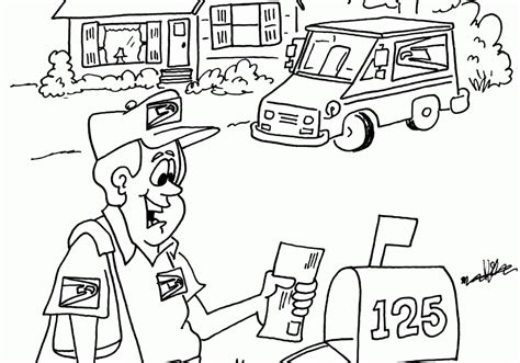 post office coloring pages preschool top  coloring pages  kids